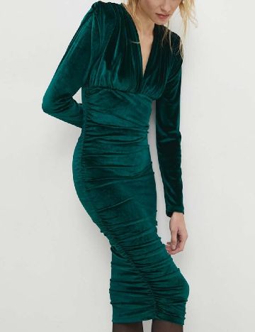 Rochie medie Answear LAB, verde