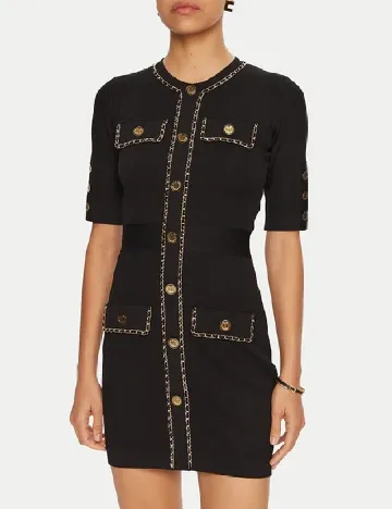 Rochie scurta Elisabetta Franchi, negru