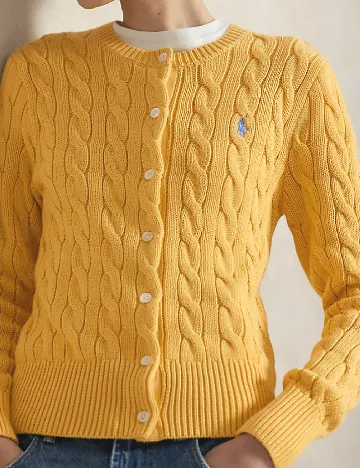 Cardigan Polo Ralph Lauren, galben
