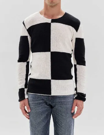 Bluza TIGER OF SWEDEN, ecru/negru