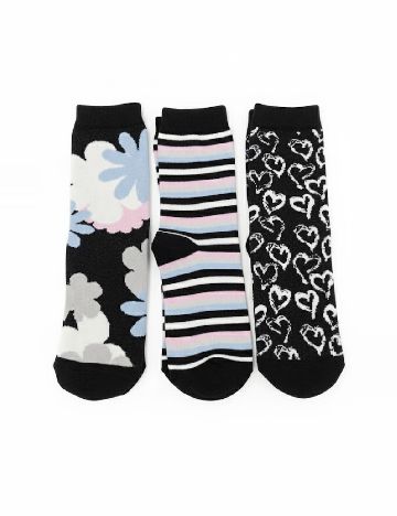 Set sosete 3 perechi Cozzi, mix culori