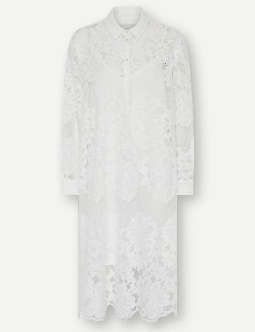 Rochie medie Herskind, alb