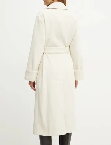 Palton oversize Liu Jo, crem