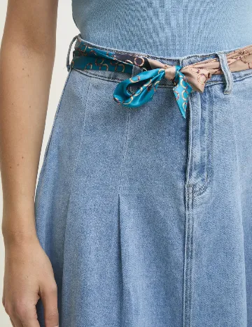 Fusta Answear LAB, albastru