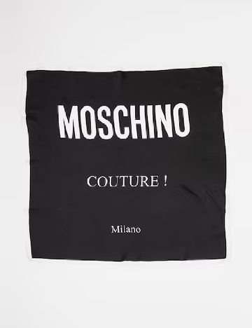Esarfa Moschino, negru