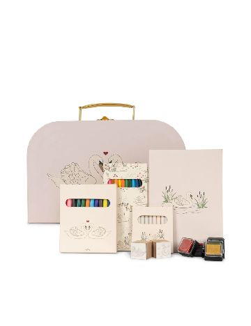 Set de desenat Konges Sl&oslash;jd, crem