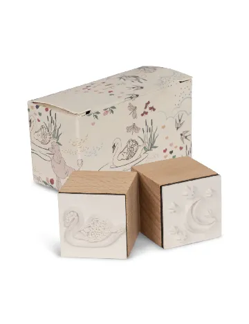 Set de desenat Konges Sl&oslash;jd, crem