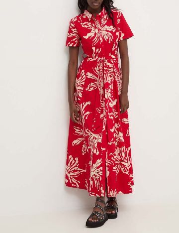 Rochie lunga Answear LAB, rosu