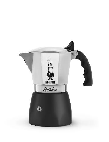 Espressor pentru aragaz Bialetti, gri/negru