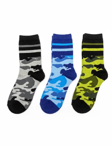 Set sosete 3 perechi Cozzi, mix culori