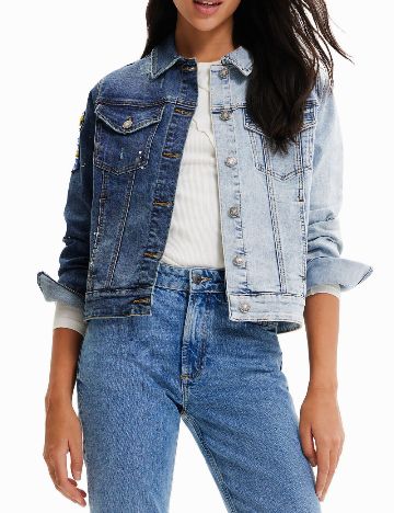 Jacheta Desigual, albastru