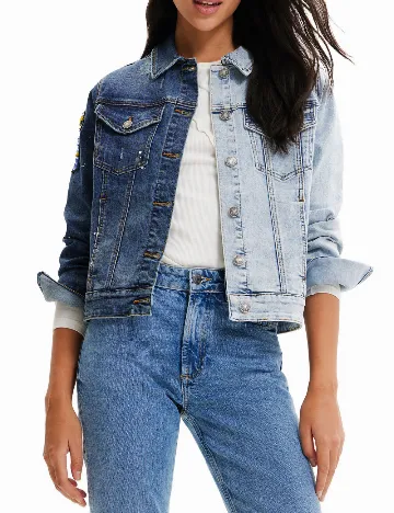 Jacheta Desigual, albastru