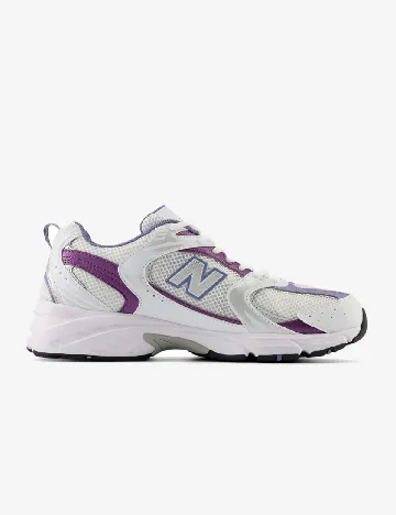 Adidasi New Balance, alb/mov