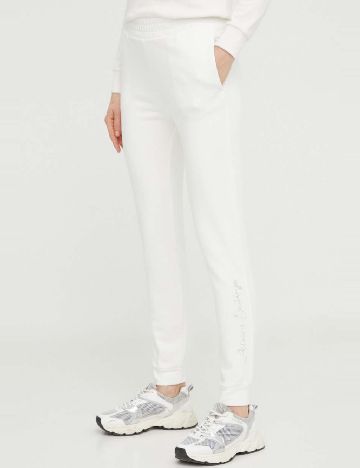 Pantaloni Armani Exchange, alb