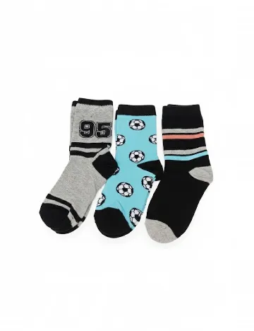 Set sosete 3 perechi Cozzi, mix culori