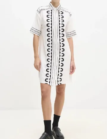 Rochie scurta Answear LAB, alb