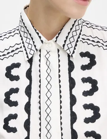 Rochie scurta Answear LAB, alb