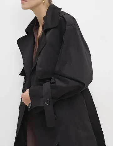 Trench Answear LAB, negru