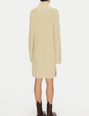 Rochie scurta Calvin Klein Jeans, bej