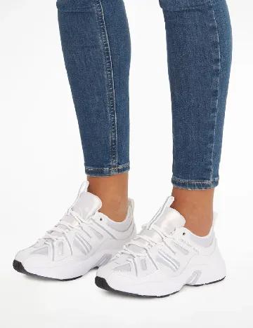 Adidasi Calvin Klein, alb