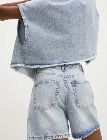 Pantaloni scurti Answear LAB, albastru