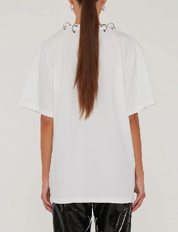 Tricou Oversize Rotate, alb