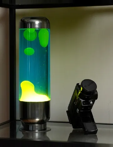 Lampa capsula cu lava Balvi, mix culori