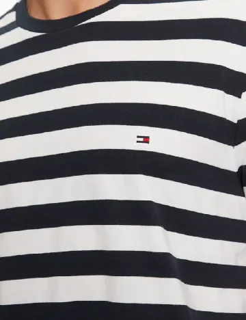 Tricou Tommy Hilfiger, alb/bleumarin