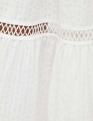 Rochie medie Answear LAB, alb