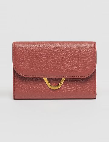 Portofel Coccinelle, roz pudra inchis