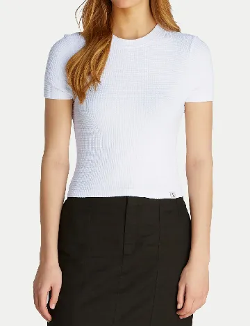 Top Calvin Klein Jeans, alb