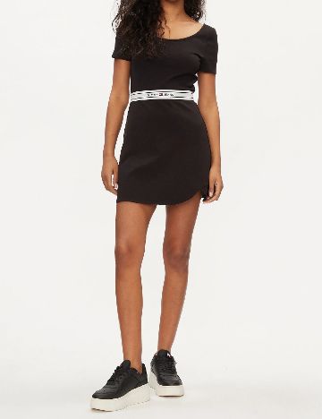 Rochie scurta Tommy Jeans, negru
