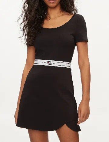 Rochie scurta Tommy Jeans, negru