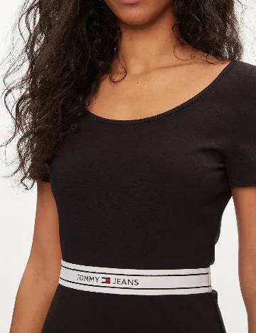 Rochie scurta Tommy Jeans, negru