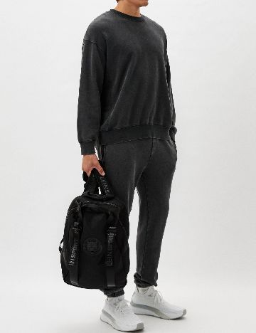 Ghiozdan Plein Sport, negru