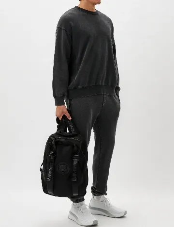 Ghiozdan Plein Sport, negru