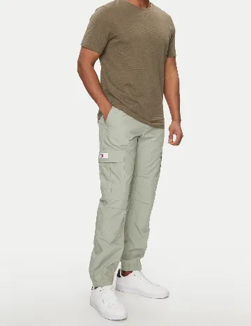 Pantaloni Tommy Jeans, verde