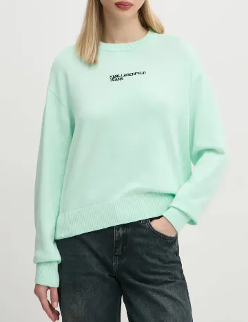 Bluza Karl Lagerfeld Jeans, verde