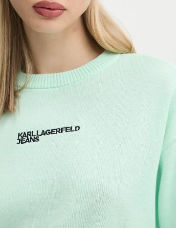 Bluza Karl Lagerfeld Jeans, verde