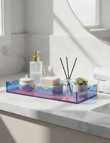 Tava &k Amsterdam, albastru/roz