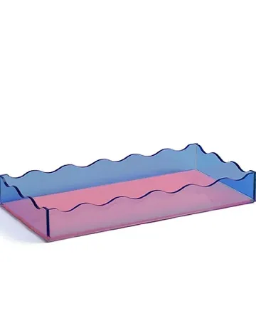 Tava &k Amsterdam, albastru/roz
