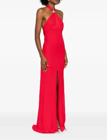 Rochie lunga Elisabetta Franchi, rosu