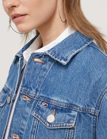 Jacheta Tommy Jeans, albastru