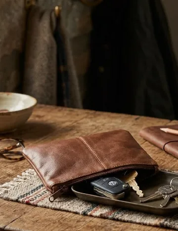 Etui pentru chei ACTION, maro