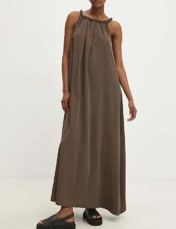 Rochie lunga Answear LAB, maro