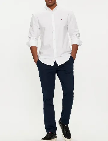 Camasa Tommy Jeans, alb