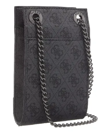 Geanta pentru telefon Guess, gri inchis