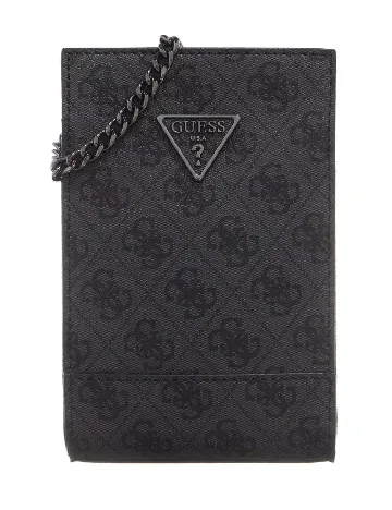 Geanta pentru telefon Guess, gri inchis