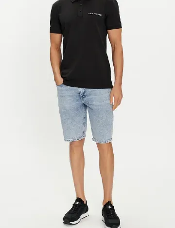 Pantaloni scurti Calvin Klein Jeans, albastru