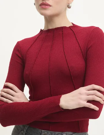 Bluza Answear LAB, visiniu